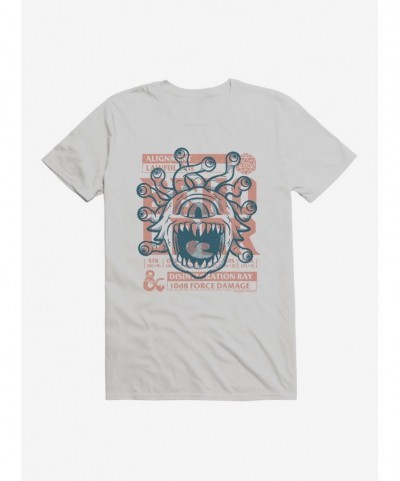 Discount Dungeons & Dragons Disentegration Ray Retro Competition Cards T-Shirt $7.65 T-Shirts