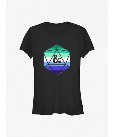 Exclusive Dungeons & Dragons Gay Pride Dice Pride T-Shirt $12.20 T-Shirts