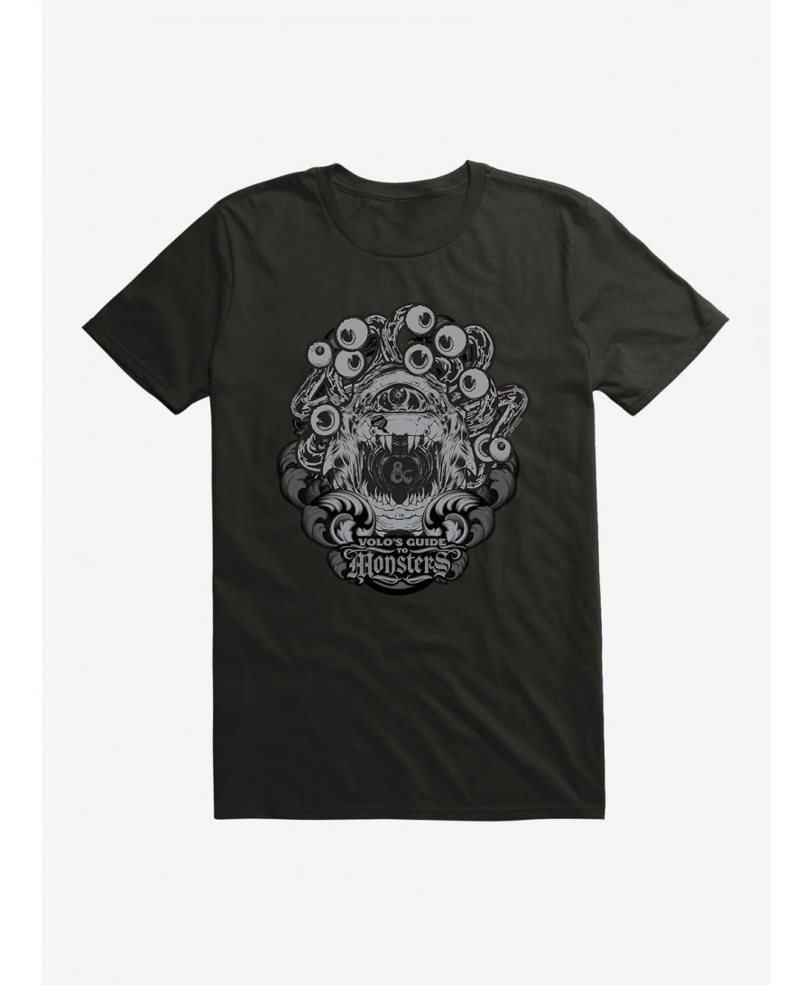 Discount Dungeons & Dragons Beholder Volo's Guide T-Shirt $9.56 T-Shirts