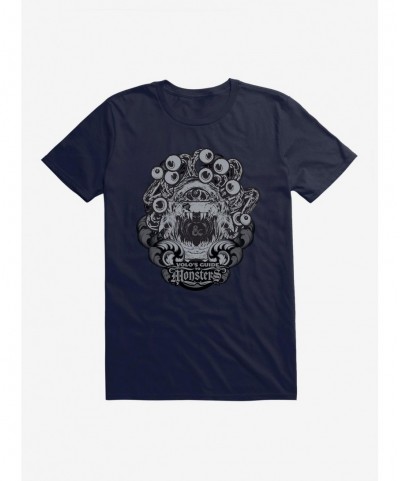 Discount Dungeons & Dragons Beholder Volo's Guide T-Shirt $9.56 T-Shirts