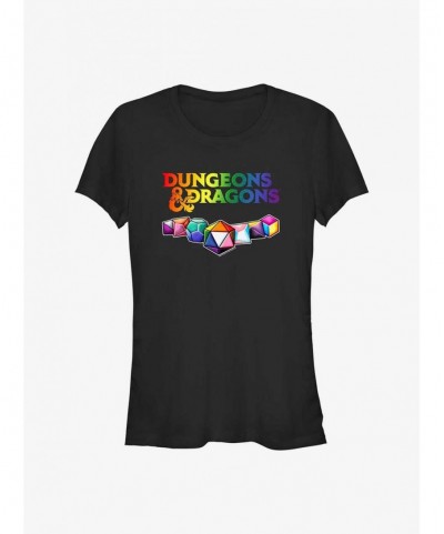 Sale Item Dungeons & Dragons Pride Dice Pride T-Shirt $8.72 T-Shirts