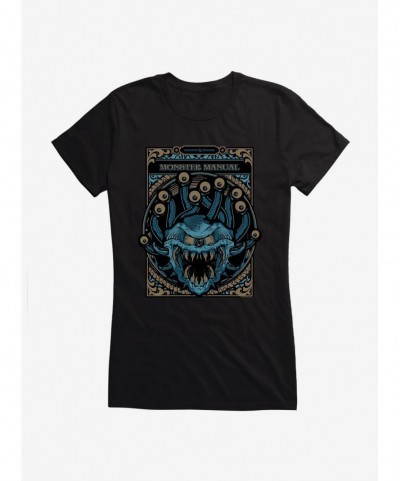 Big Sale Dungeons & Dragons Monster Manual Alternative Girls T-Shirt $11.95 T-Shirts