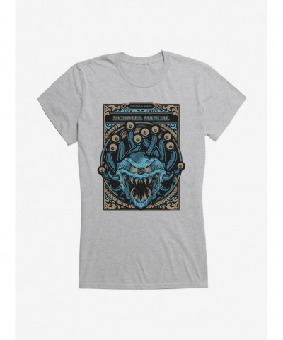 Big Sale Dungeons & Dragons Monster Manual Alternative Girls T-Shirt $11.95 T-Shirts