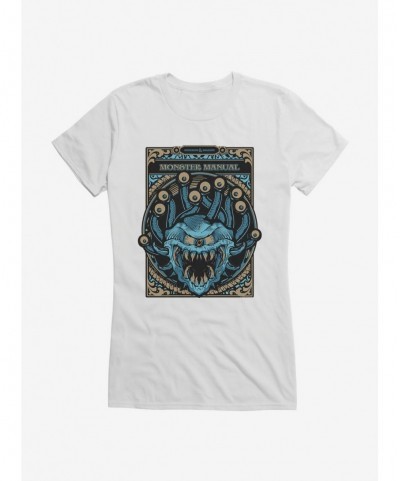 Big Sale Dungeons & Dragons Monster Manual Alternative Girls T-Shirt $11.95 T-Shirts