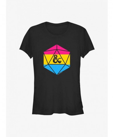 Huge Discount Dungeons & Dragons Pansexual Pride Dice Pride T-Shirt $8.47 T-Shirts