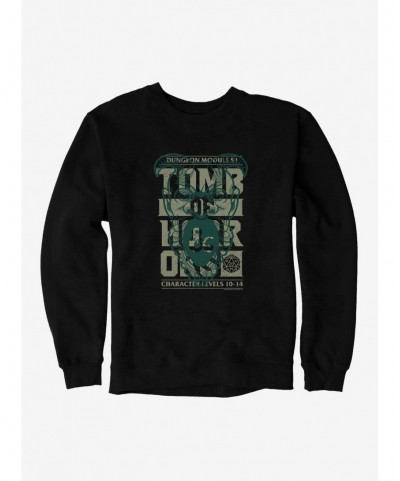 Special Dungeons & Dragons Tomb Hour Retro Competition Cards Sweatshirt $15.13 Sweatshirts