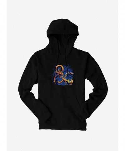 Absolute Discount Dungeons & Dragons Gold Ampersand Asian Letters Hoodie $18.41 Hoodies