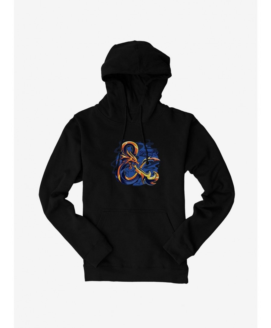 Absolute Discount Dungeons & Dragons Gold Ampersand Asian Letters Hoodie $18.41 Hoodies