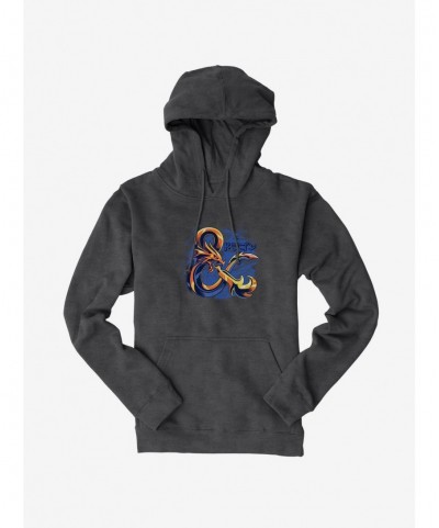 Absolute Discount Dungeons & Dragons Gold Ampersand Asian Letters Hoodie $18.41 Hoodies