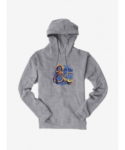 Absolute Discount Dungeons & Dragons Gold Ampersand Asian Letters Hoodie $18.41 Hoodies