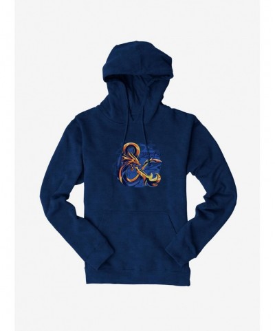 Absolute Discount Dungeons & Dragons Gold Ampersand Asian Letters Hoodie $18.41 Hoodies