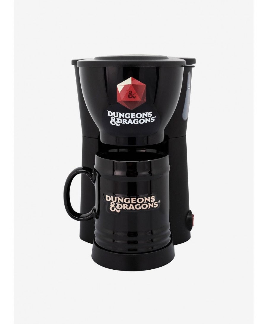 Sale Item Dungeons & Dragons Single Cup Coffee Maker With Mug $12.21 Mugs