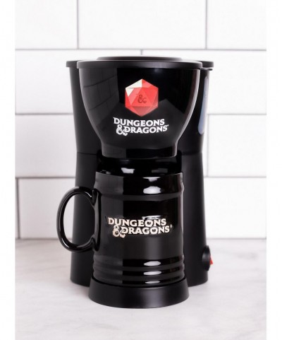 Sale Item Dungeons & Dragons Single Cup Coffee Maker With Mug $12.21 Mugs