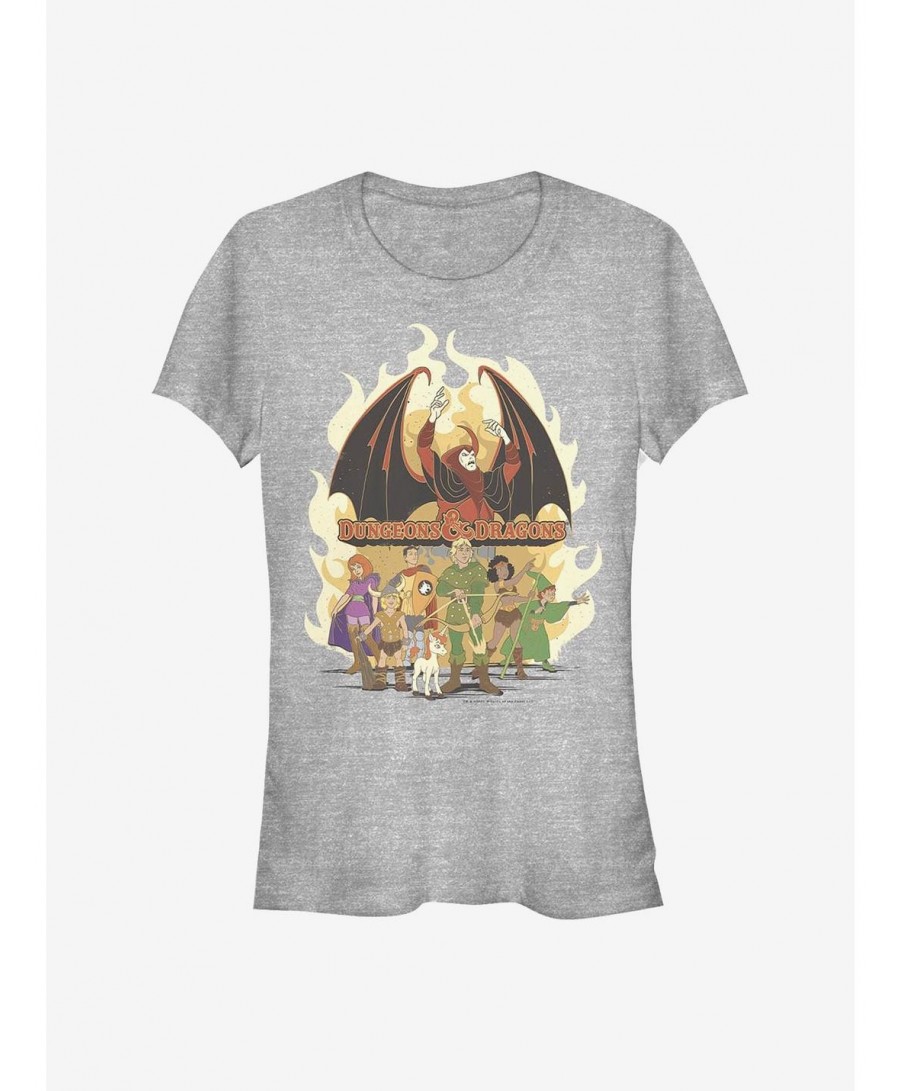 Fashion Dungeons & Dragons Dragon Slayers Girls T-Shirt $8.72 T-Shirts