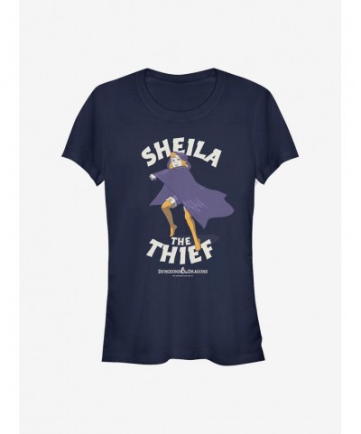 Cheap Sale Dungeons & Dragons Sheila The Thief Girls T-Shirt $11.45 T-Shirts