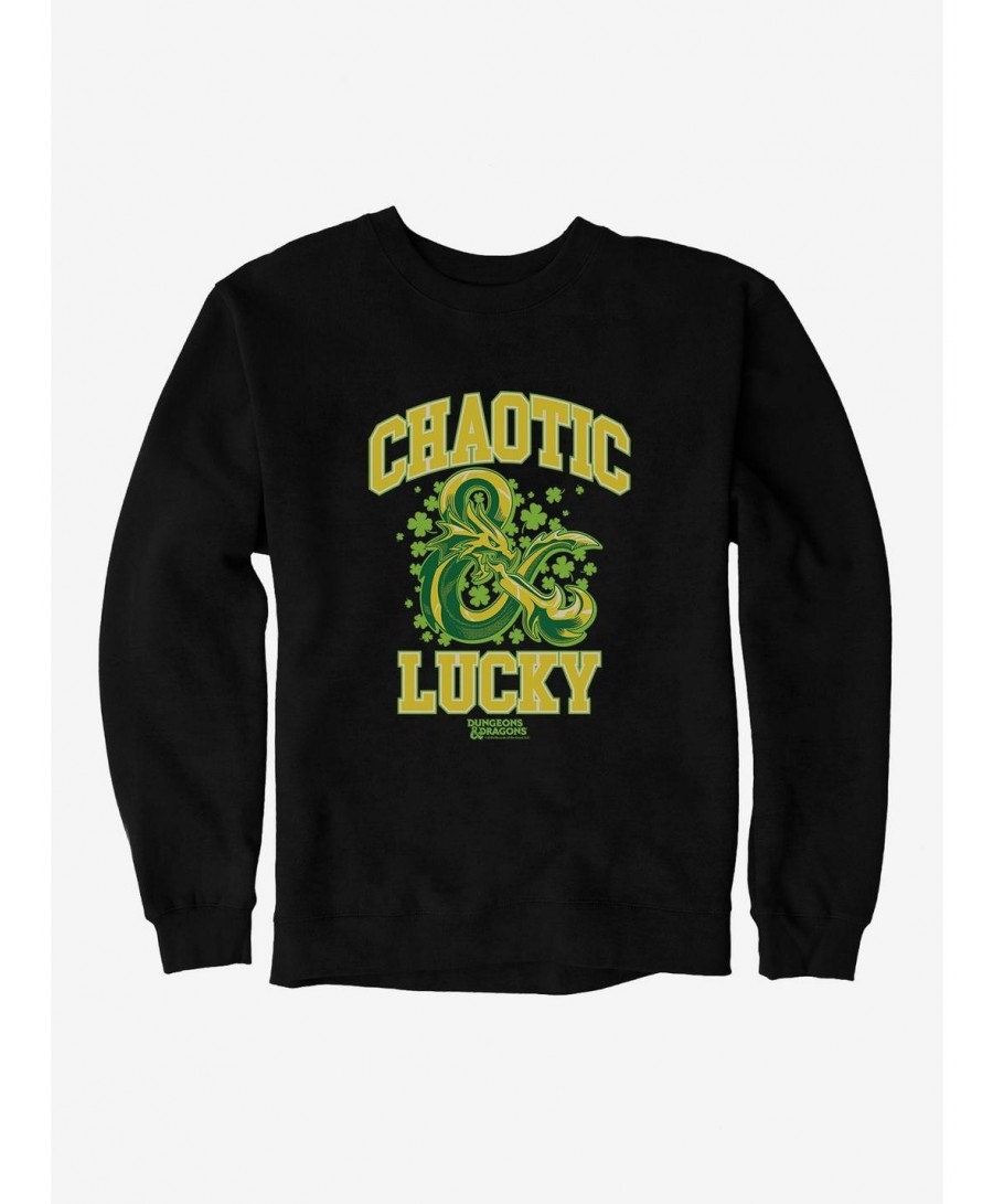 Flash Sale Dungeons & Dragons Chaotic And Lucky Sweatshirt $16.61 Sweatshirts