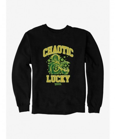 Flash Sale Dungeons & Dragons Chaotic And Lucky Sweatshirt $16.61 Sweatshirts