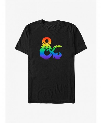 Special Dungeons & Dragons Pride Gradient Logo Big & Tall T-Shirt $11.06 T-Shirts