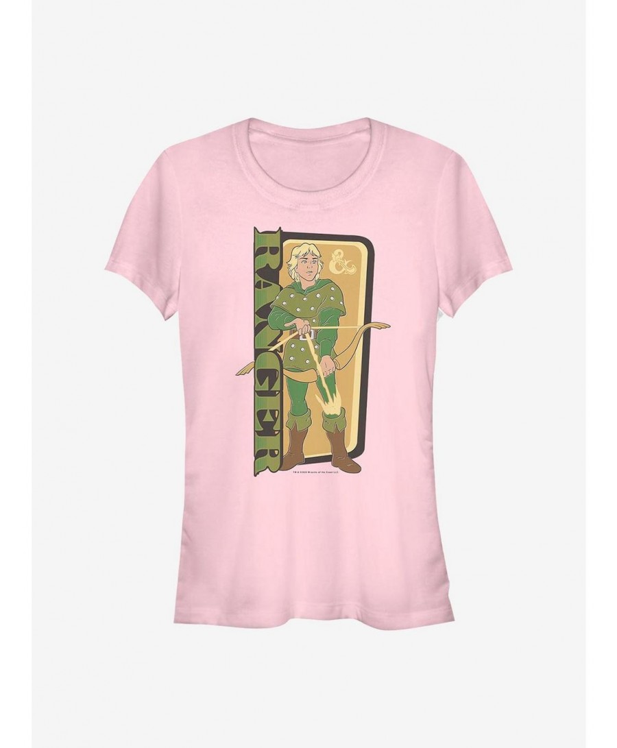 Exclusive Price Dungeons & Dragons Ranger Green Girls T-Shirt $10.71 T-Shirts