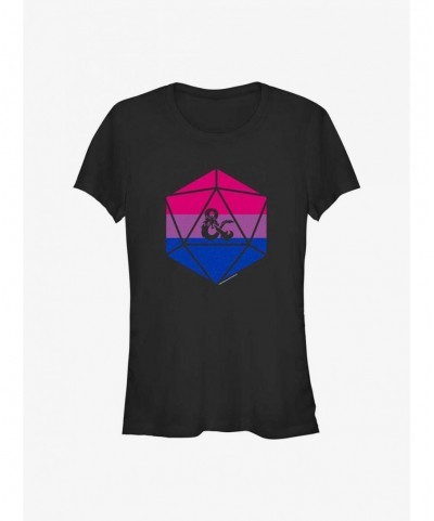 Cheap Sale Dungeons & Dragons Bisexual Pride Dice Pride T-Shirt $11.70 T-Shirts