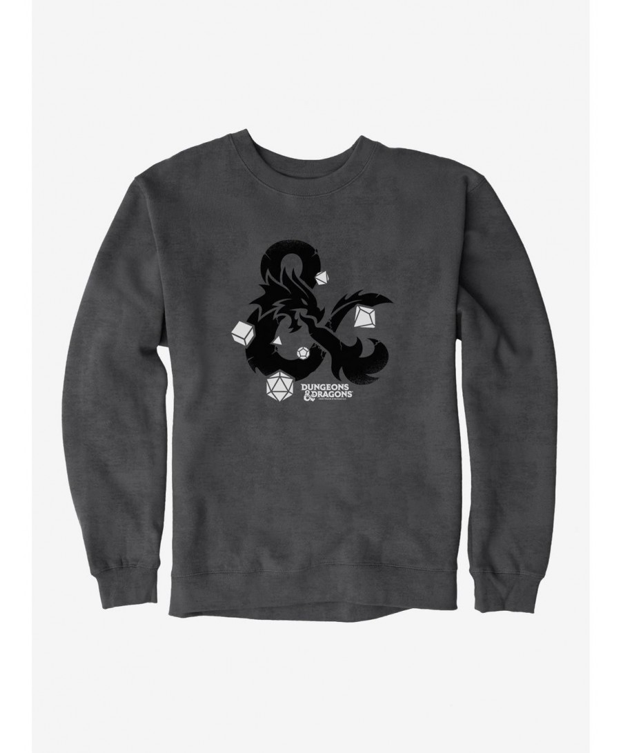 Exclusive Dungeons & Dragons Dice Set Ampersand Sweatshirt $12.92 Sweatshirts