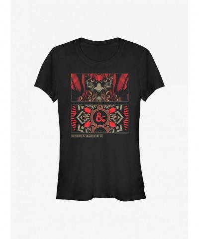 Flash Deal Dungeons And Dragons Player Handbook Panel Girls T-Shirt $8.72 T-Shirts