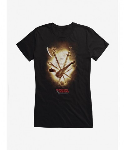 Pre-sale Dungeons & Dragons: Honor Among Thieves Choose Your Path Girls T-Shirt $9.46 T-Shirts