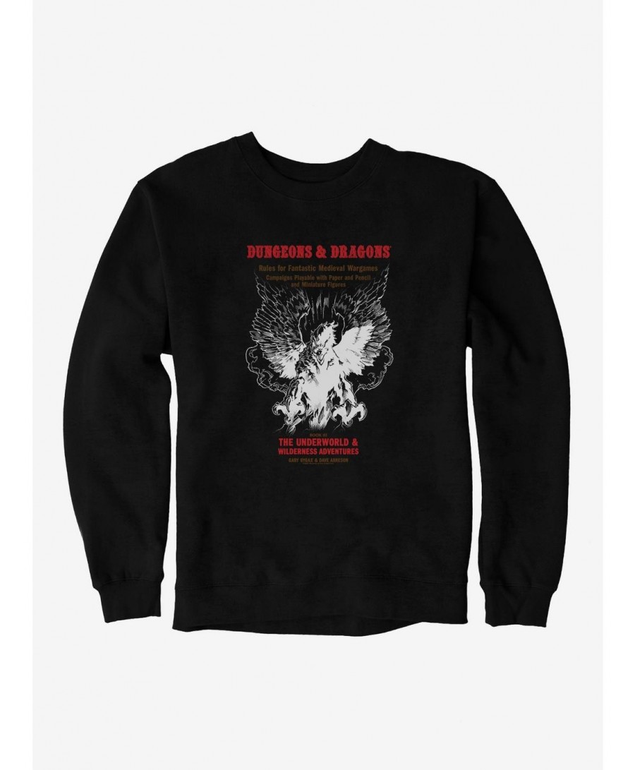 Sale Item Dungeons & Dragons White Box Gryffin Talons Sweatshirt $15.87 Sweatshirts