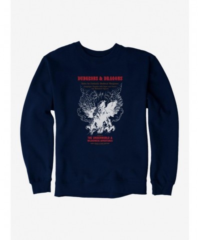 Sale Item Dungeons & Dragons White Box Gryffin Talons Sweatshirt $15.87 Sweatshirts