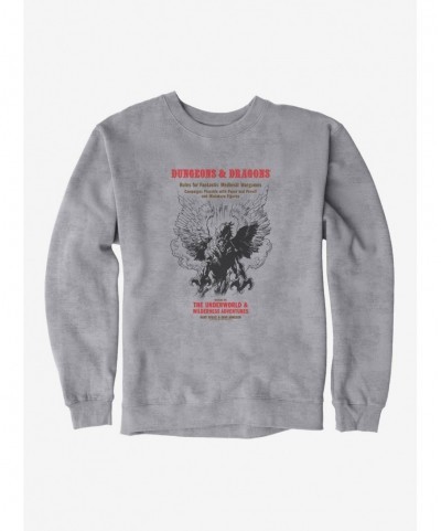 Sale Item Dungeons & Dragons White Box Gryffin Talons Sweatshirt $15.87 Sweatshirts