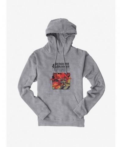 Seasonal Sale Dungeons & Dragons Vintage Dragon and the Knight Hoodie $13.92 Hoodies