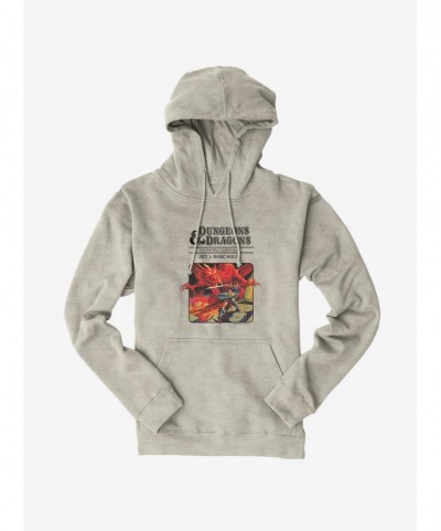 Seasonal Sale Dungeons & Dragons Vintage Dragon and the Knight Hoodie $13.92 Hoodies