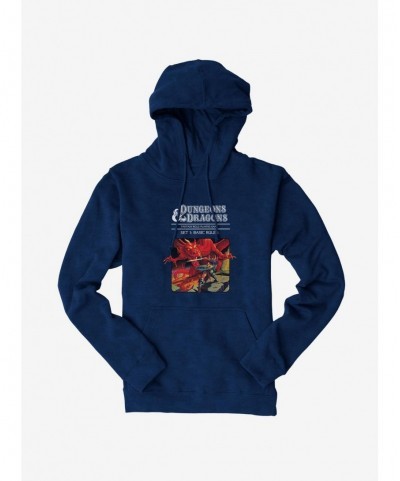 Seasonal Sale Dungeons & Dragons Vintage Dragon and the Knight Hoodie $13.92 Hoodies