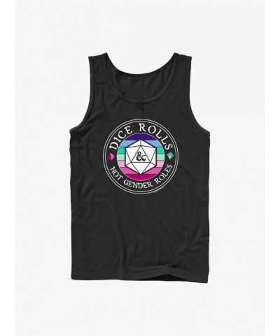 Huge Discount Dungeons & Dragons Dice Roles Pride Tank $10.96 Tanks