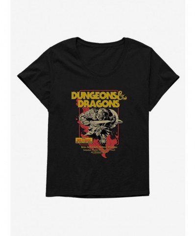 Value Item Dungeons & Dragons Book I Men & Magic Girls T-Shirt Plus Size $13.16 T-Shirts