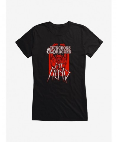 Clearance Dungeons & Dragons Pit Fiend Girls T-Shirt $9.21 T-Shirts