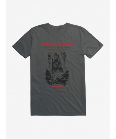 New Arrival Dungeons & Dragons White Box The Castle T-Shirt $9.08 T-Shirts