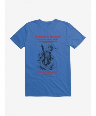 Unique Dungeons & Dragons White Box Hammer and the God T-Shirt $8.37 T-Shirts