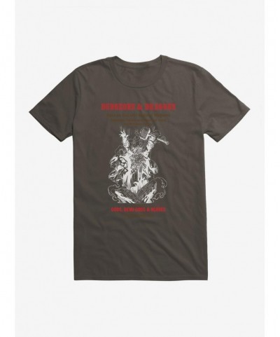 Unique Dungeons & Dragons White Box Hammer and the God T-Shirt $8.37 T-Shirts