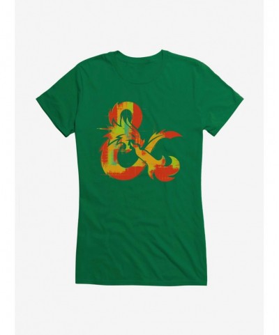 Fashion Dungeons & Dragons Warpaint Ampersand Girls T-Shirt $9.46 T-Shirts