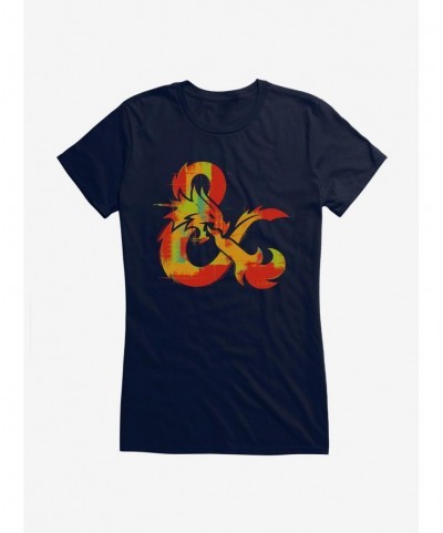 Fashion Dungeons & Dragons Warpaint Ampersand Girls T-Shirt $9.46 T-Shirts