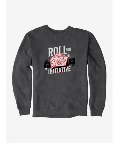 Fashion Dungeons & Dragons Roll For Initiative Sweatshirt $14.76 Sweatshirts