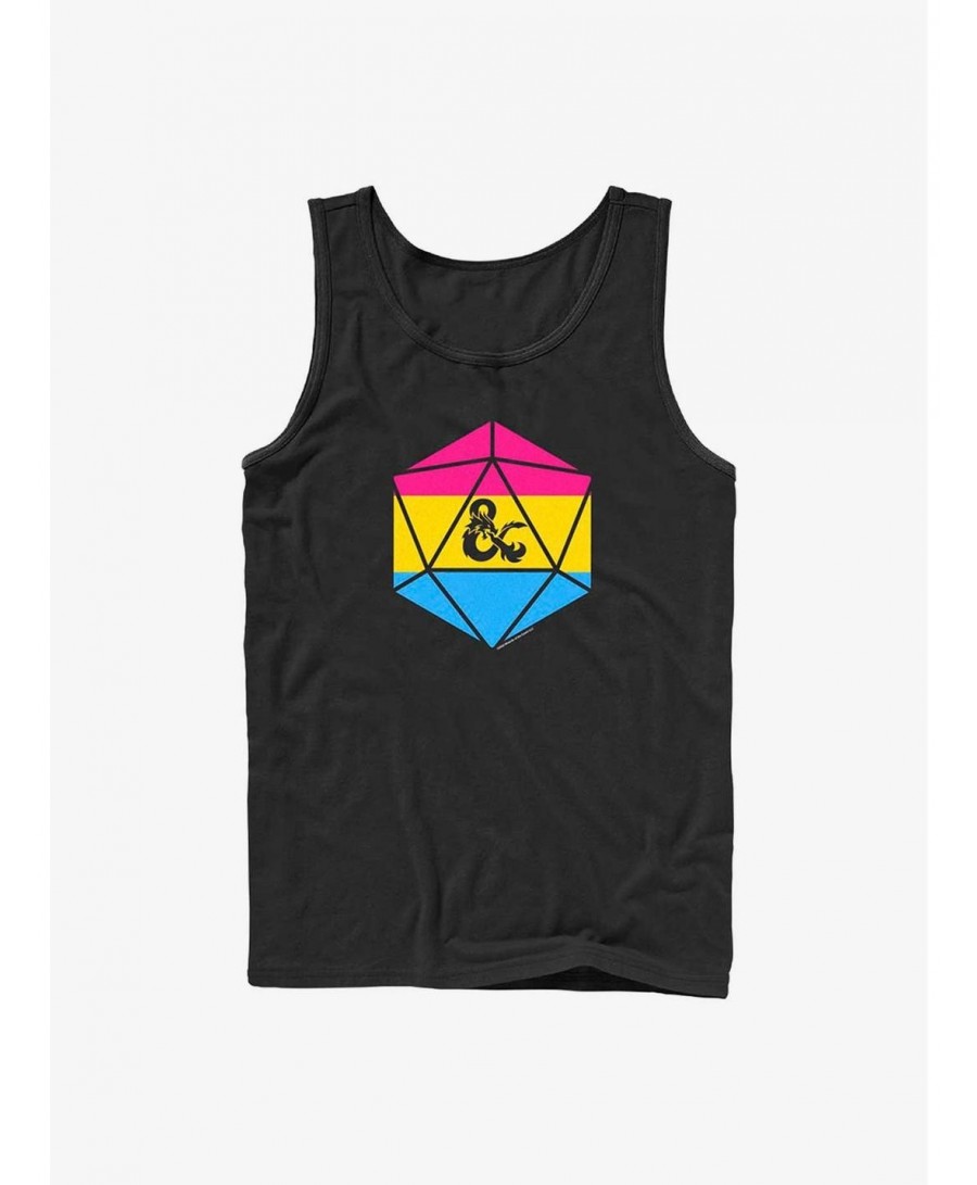 Unique Dungeons & Dragons Pansexual Pride Dice Pride Tank $8.22 Tanks