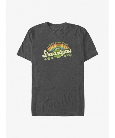 Seasonal Sale Dungeons & Dragons Here For The Shenanigans Big & Tall T-Shirt $12.26 T-Shirts