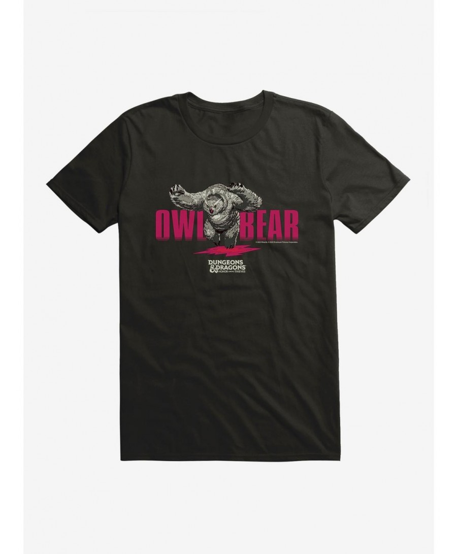 Wholesale Dungeons & Dragons: Honor Among Thieves Owlbear Pose T-Shirt $11.23 T-Shirts