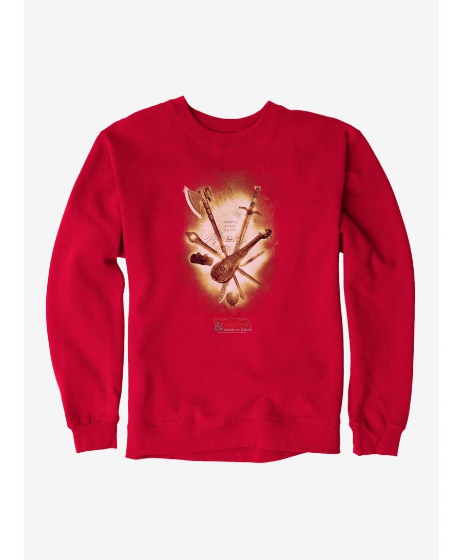 Absolute Discount Dungeons & Dragons: Honor Among Thieves Choose Your Path Sweatshirt $14.76 Sweatshirts