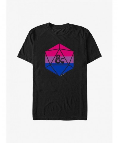 Pre-sale Discount Dungeons & Dragons Bisexual Pride Dice Pride T-Shirt $8.13 T-Shirts