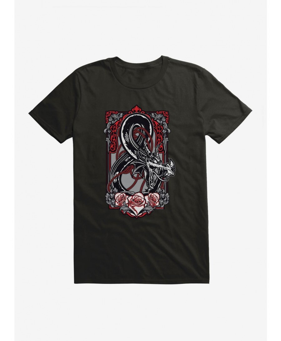 Clearance Dungeons & Dragons Dragon Art Ampersand T-Shirt $7.41 T-Shirts