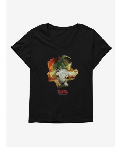 Value for Money Dungeons & Dragons: Honor Among Thieves Owlbear Silhouette Girls T-Shirt Plus Size $9.27 T-Shirts