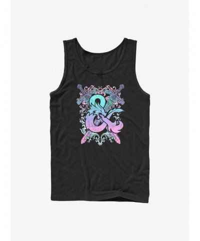 Big Sale Dungeons and Dragons Pastel Logo Tank $9.46 Tanks